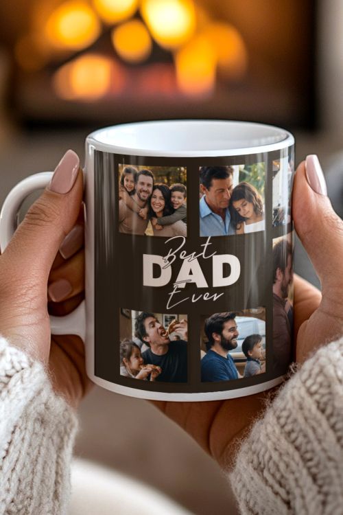 Κούπα Προσωποποιημένη με Φωτογραφίες, Best Dad Ever