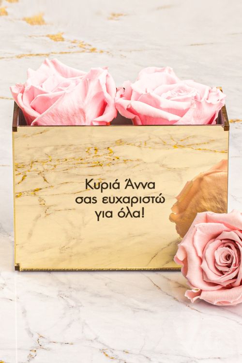 Ροζ Τριαντάφυλλα Παντοτινά, Δώρο Ενθύμιο για Δασκάλες