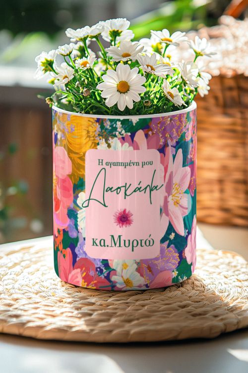 Γλαστράκι Premium με Όνομα, Τέλειο Ενθύμιο για Δασκάλα