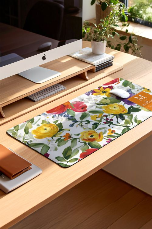 Μεγάλο Deskmat – Mousepad XXL με Μονόγραμμα, Δώρο Δασκάλας