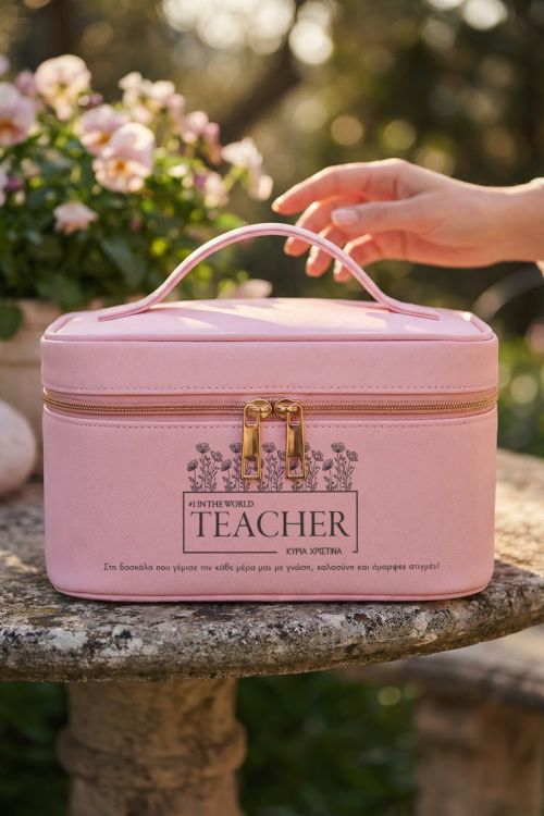 Deluxe Βαλιτσάκι Κοσμημάτων Ροζ – Δώρο Ενθύμιο για Δασκάλες
