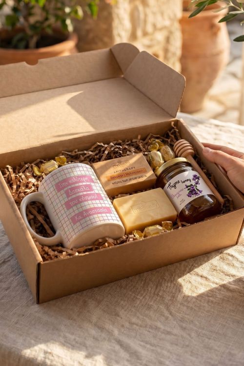Elegant Gift Box: Set για Δασκάλες με Κούπα, Μέλι & Σαπούνι