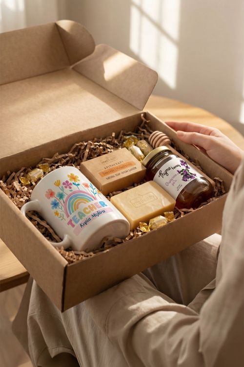 Luxury Set για Δασκάλες – Δώρο: Κούπα, Σαπούνι & Μέλι