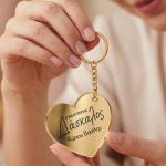 Μπρελόκ Golden Mirror Καρδιά, Αναμνηστικό Δώρο για Δάσκαλο