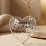 Μπρελόκ Κλειδιών Καρδιά, Αναμνηστικό Δώρο για Δάσκαλο
