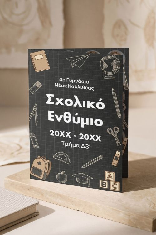 Σχολικό Αναμνηστικό Με Φωτογραφίες για Μαθητές Γυμνασίου