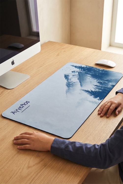 Deskmat XXL με Σχέδιο Βουνά για Γραφείο & Gaming