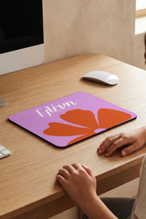 Mousepad Προσωποποιημένο με Εκτύπωση & Λουλούδι