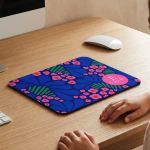 Mousepad Προσωποποιημένο με Εκτύπωση και Floral Σχέδιο