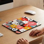 Παιδικό Mousepad για Κορίτσι με Σχέδιο Αρκουδάκια & Πάντα