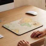 Mousepad Προσωποποιημένο με Εκτύπωση Ονόματος & Σχέδιο Χάρτη