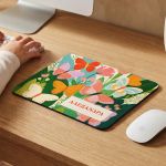 Mousepad με Εκτύπωση Ονόματος και Σχέδιο Πεταλούδες