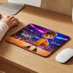 Mousepad Προσωποποιημένο με Σχέδιο Κίτρινο Μπασκετμπολίστα