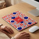Mousepad Προσωποποιημένο με Εκτύπωση, Όνομα & Μονόγραμμα