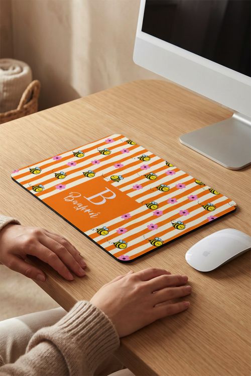 Mousepad Προσωποποιημένο με Εκτύπωση & Σχέδιο Μέλισσες