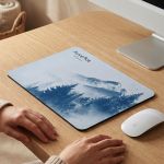 Προσωποποιημένο Mousepad με Όνομα & Σχέδιο Βουνά