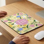 Mousepad Προσωποποιημένο με Εκτύπωση και Πολύχρωμα Λουλούδια