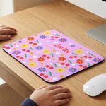 Παιδικό Mousepad για Κορίτσι με Σχέδιο Κεράσια & Λουλούδια