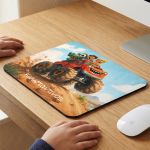 Mousepad Προσωποποιημένο με Όνομα & Σχέδιο Monster Truck