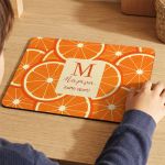 Mousepad Προσωποποιημένο με Εκτύπωση και Σχέδιο Πορτοκάλια