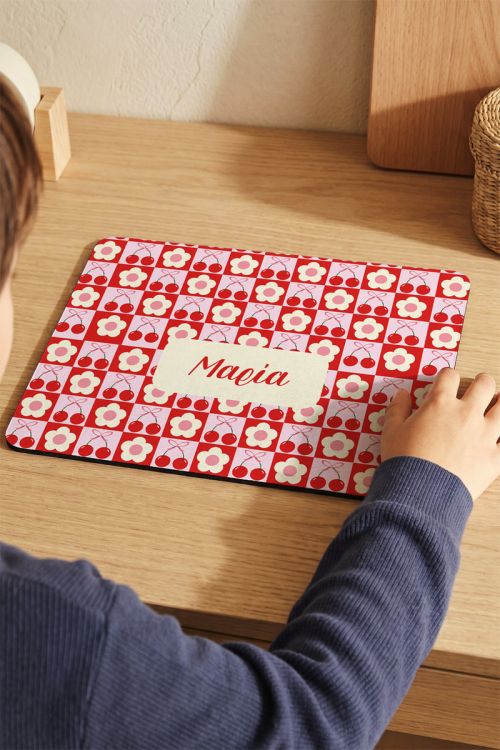 Παιδικό Mousepad για Κορίτσι Προσωποποιημένο με Κεράσια