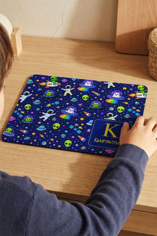 Mousepad Παιδικό Προσωποποιημένο με Σχέδιο Διάστημα