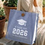 Προσωποποιημένη Υφασμάτινη Tote Bag, Ενθύμιο Αποφοίτησης