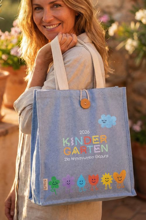 Οικολογική Tote Bag, Ενθύμιο Δώρο Μαθητών Νηπιαγωγείου