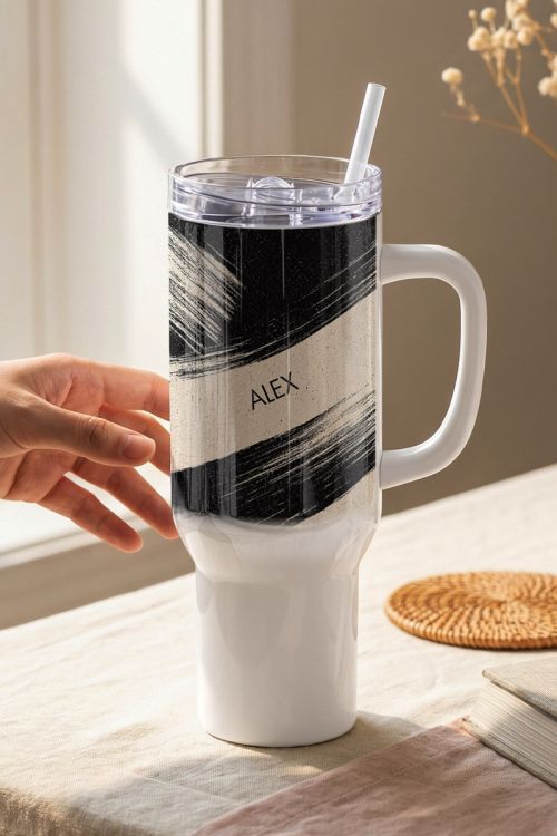Θερμός Ποτήρι Tumbler Μεγάλο Προσωποποιημένο με Όνομα