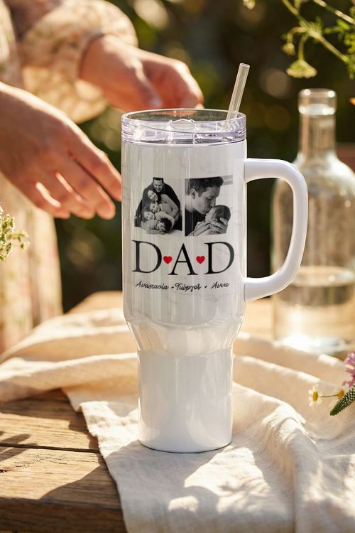 Tumbler για Καφέ με Φωτογραφίες, Premium Δώρο για Πατέρα