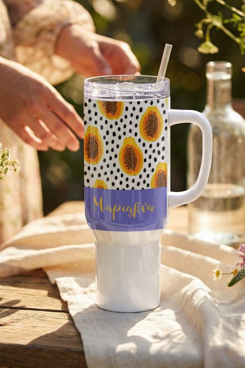 Μεγάλο Ποτήρι Θερμός Tumbler, Προσωποποιημένο με Όνομα