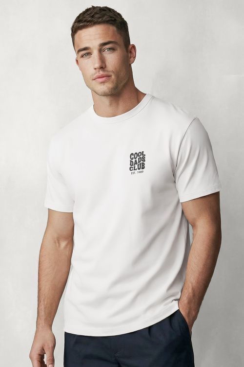Ανδρικό Προσωποποιημένο Λεύκο T-Shirt, Cool Dads Club