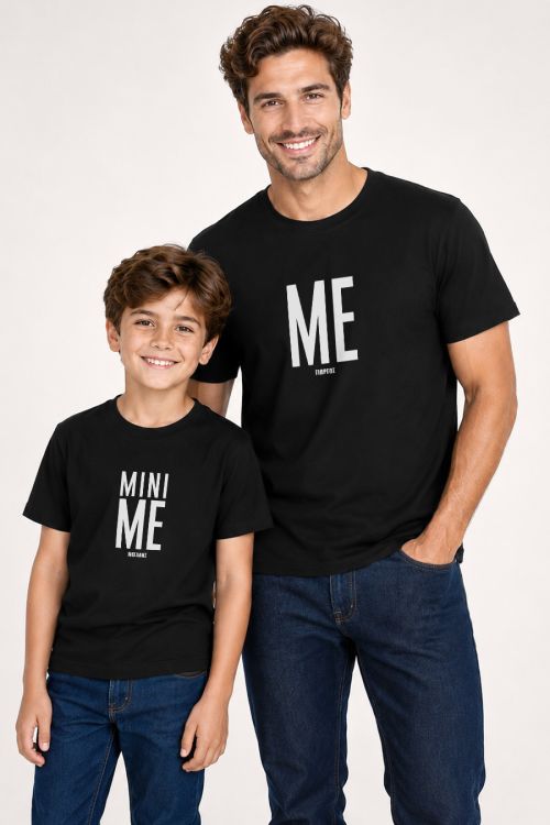 Σετ 2 T-shirts με Ονόματα, Πρωτότυπο Δώρο για Πατέρα και Παιδί