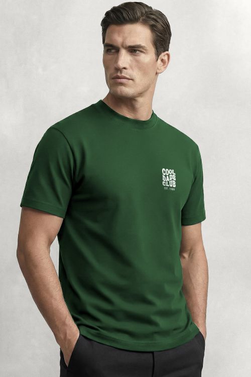 Ανδρικό Προσωποποιημένο Πράσινο T-Shirt, Cool Dads Club