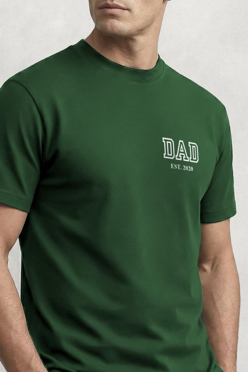 Ανδρικό Προσωποποιημένο Πράσινο T-Shirt, Δώρο για Μπαμπά