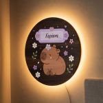 Premium Φωτιστικό Τοίχου για Κορίτσια με Σχέδιο Capybara