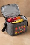 Lunch Bag με Όνομα για Σχολείο και Εκδρομές με Λουλούδια