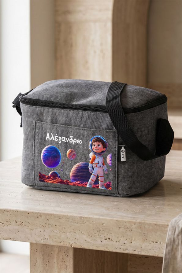 Παιδικό Lunch Bag με Μόνωση και Προσωποποίηση με Αστροναύτη