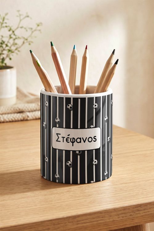 Μολυβοθήκη Υψηλής Ποιότητας με Όνομα & Μπάλες Ποδοσφαίρου
