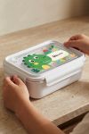 Παιδικό Δοχείο Φαγητού Λευκό – Lunch Box με Δεινοσαυράκι