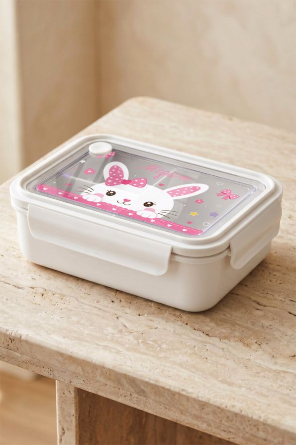 Παιδικό Δοχείο Φαγητού Λευκό – Lunch Box για Κορίτσια
