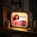 Lightbox – Επιτραπέζιο Φωτιστικό με Όνομα & Γοργόνα