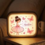Premium Lightbox για Κορίτσια με Μπαλαρίνα & Πεταλούδες