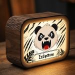 Lightbox – Επιτραπέζιο Φωτιστικό με Όνομα & Σχέδιο Πάντα