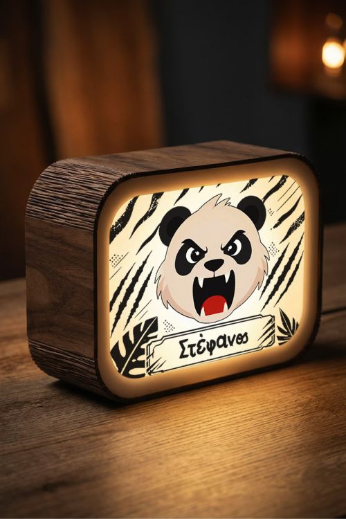 Lightbox – Επιτραπέζιο Φωτιστικό με Όνομα & Σχέδιο Πάντα