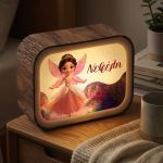 Premium Lightbox Φωτιστικό για Κορίτσι με Σχέδιο Νεράιδα