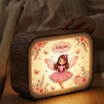 Premium Προσωποποιημένο Lightbox για Κορίτσι με Νεράιδα