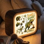 Premium Lightbox Φωτιστικό για Παιδί με Σχέδιο Dino Roar