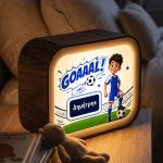 Φωτιστικό Lightbox για Αγόρια με Μπλε Φανέλα Ποδοσφαίρου