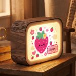 Φωτιστικό LED Lightbox για Κορίτσι με Σχέδιο Φράουλα